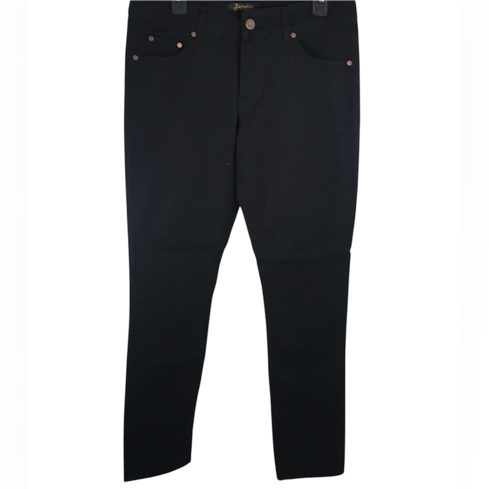 Women's Zenobia cotton blend black jeans XL
New
